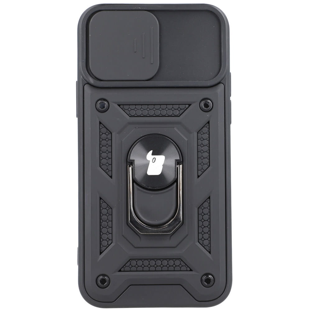 Schutzhülle Bizon Case CamShield Ring für iPhone 11 Pro, Schwarz