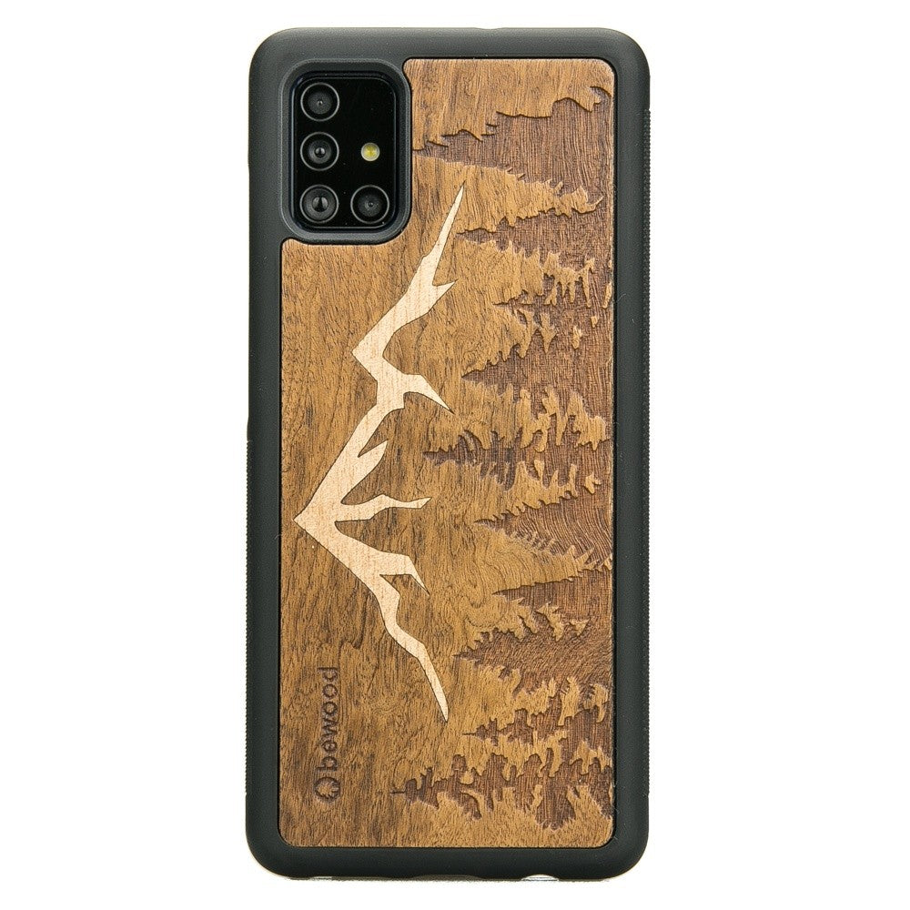 Holzhülle Bewood für Galaxy A51, Imbuia-Gebirge