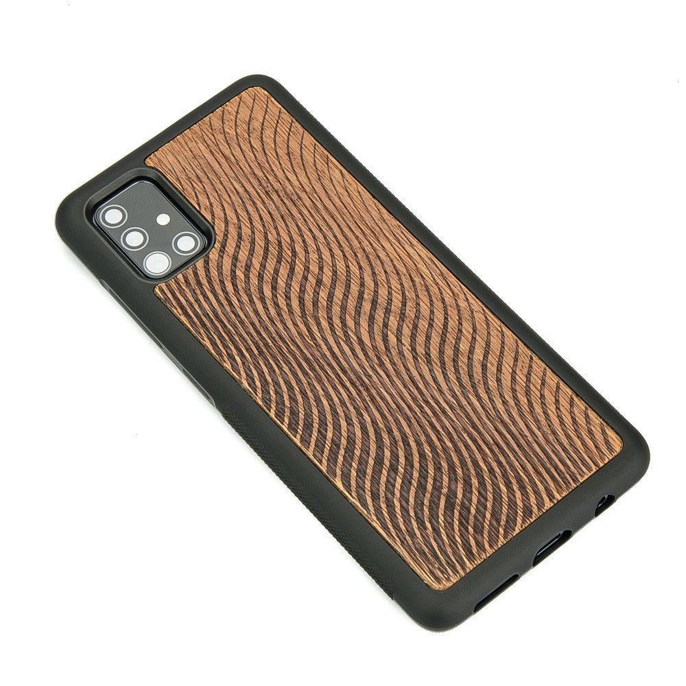 Holzhülle Bewood für Galaxy A51, Merbauwellen
