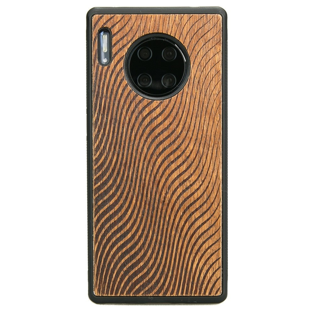 Holzhülle für Huawei Mate 30 Pro, Bewood Merbauwellen