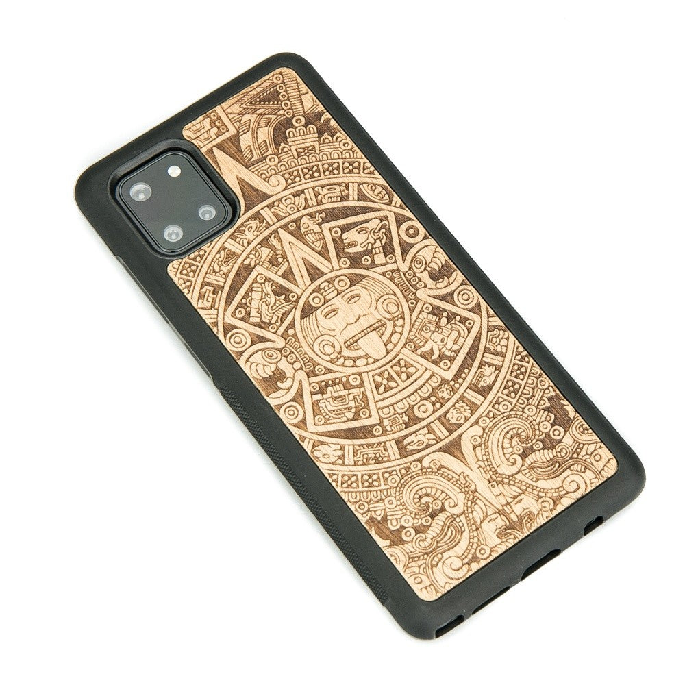 Holzhülle Bewood für Galaxy Note 10 Lite, Aniegre Aztekischer Kalender