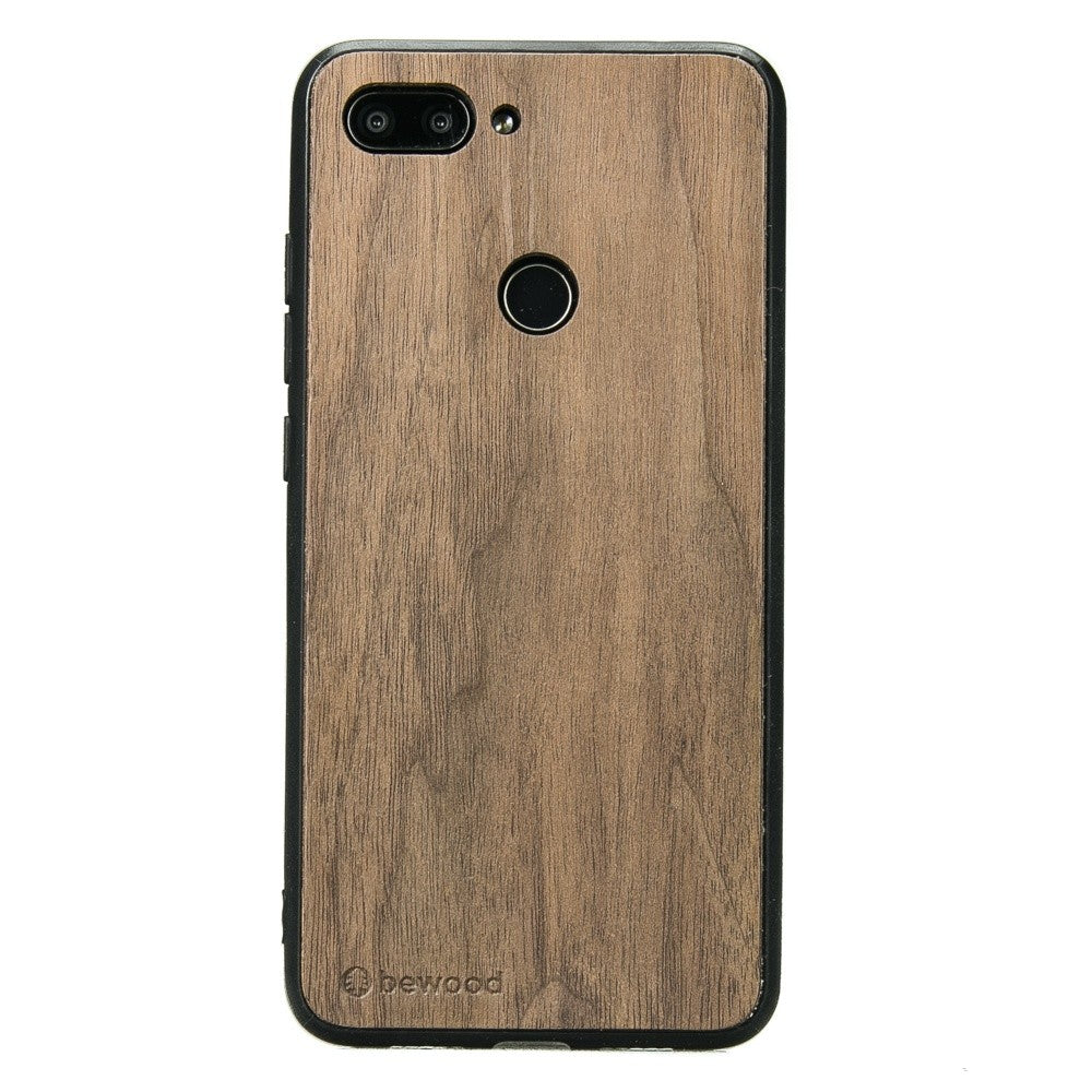 Holzhülle Bewood für Xiaomi Mi 8 Lite Amerikanischer Nussbaum