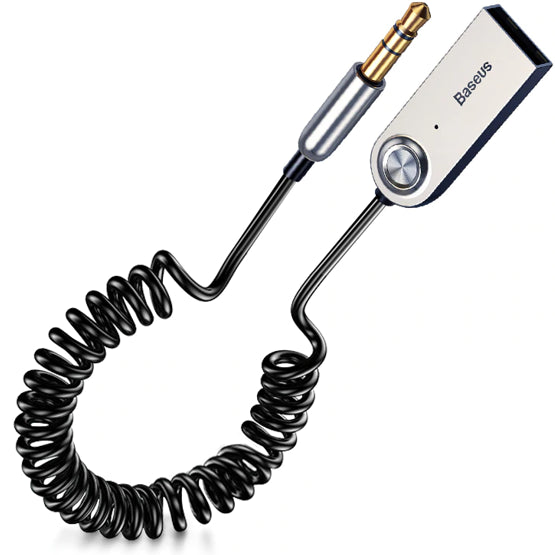 Adapter Baseus Transmiter Audio AUX z USB-A BT5.0 CABA01-01, schwarz