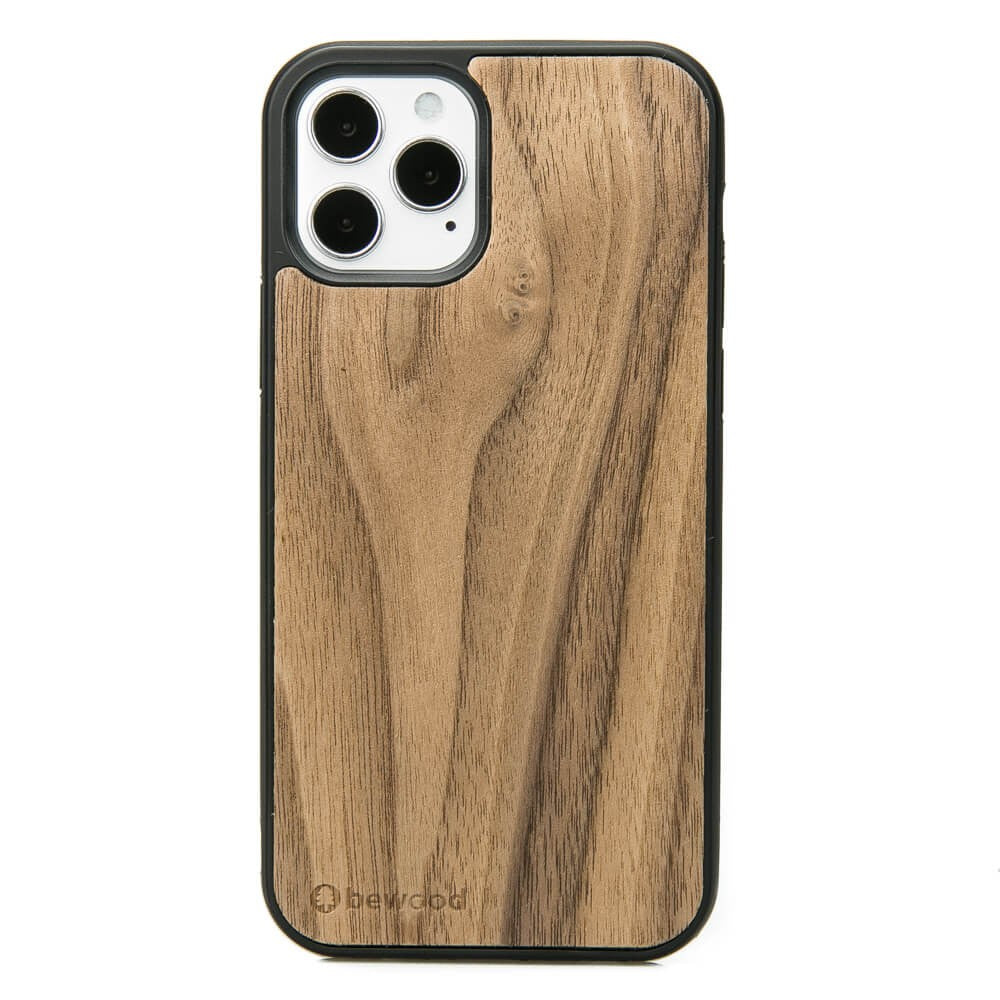 Holzhülle Bewood für iPhone 12 / 12 Pro, Amerikanischer Nussbaum