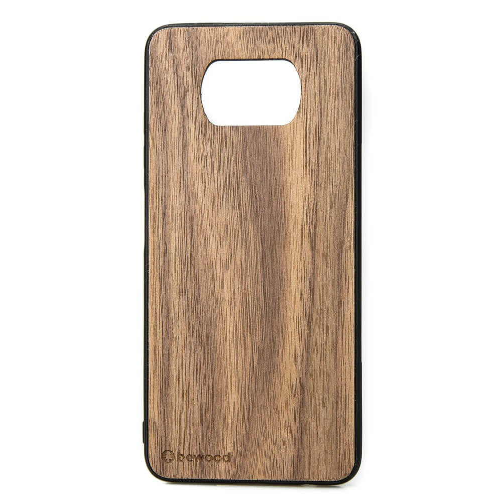 Holzhülle Bewood für Xiaomi POCO X3 / X3 Pro Amerikanischer Nussbaum