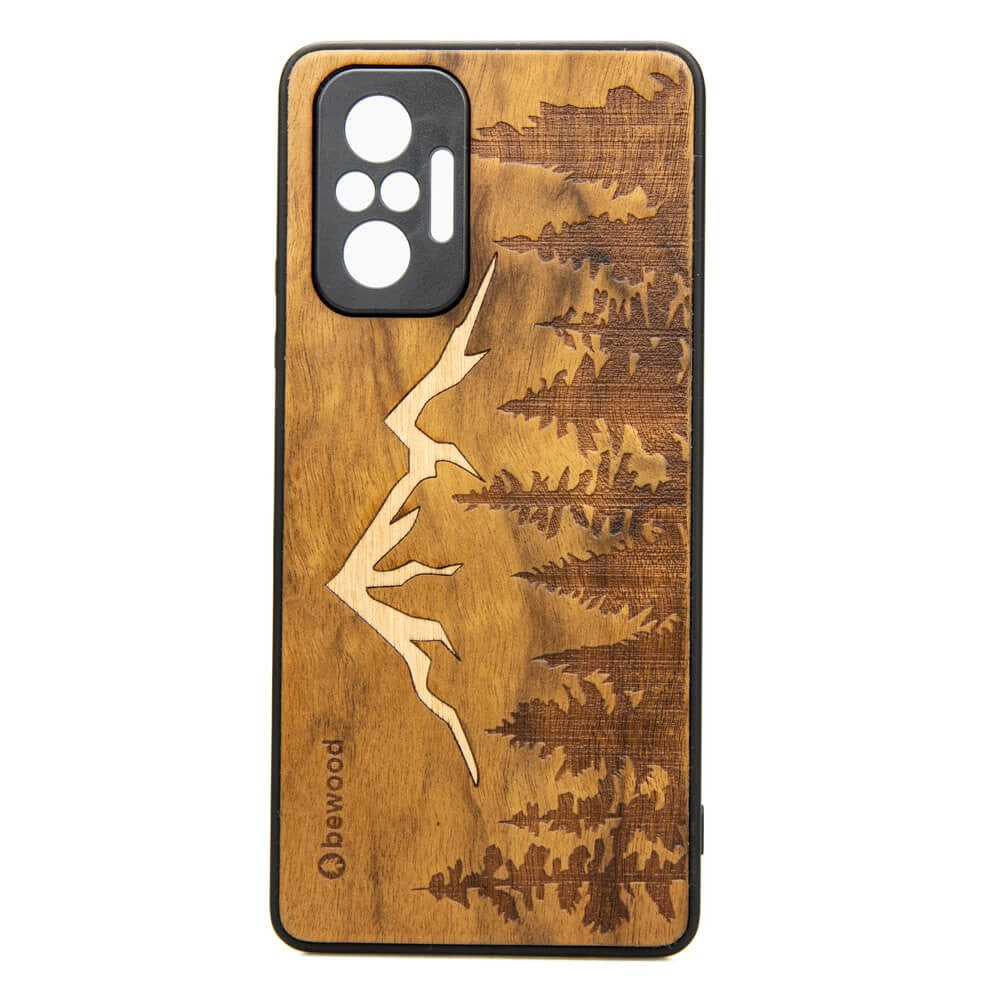 Holzhülle Bewood für Xiaomi Redmi Note 10 Pro Imbuia-Gebirge