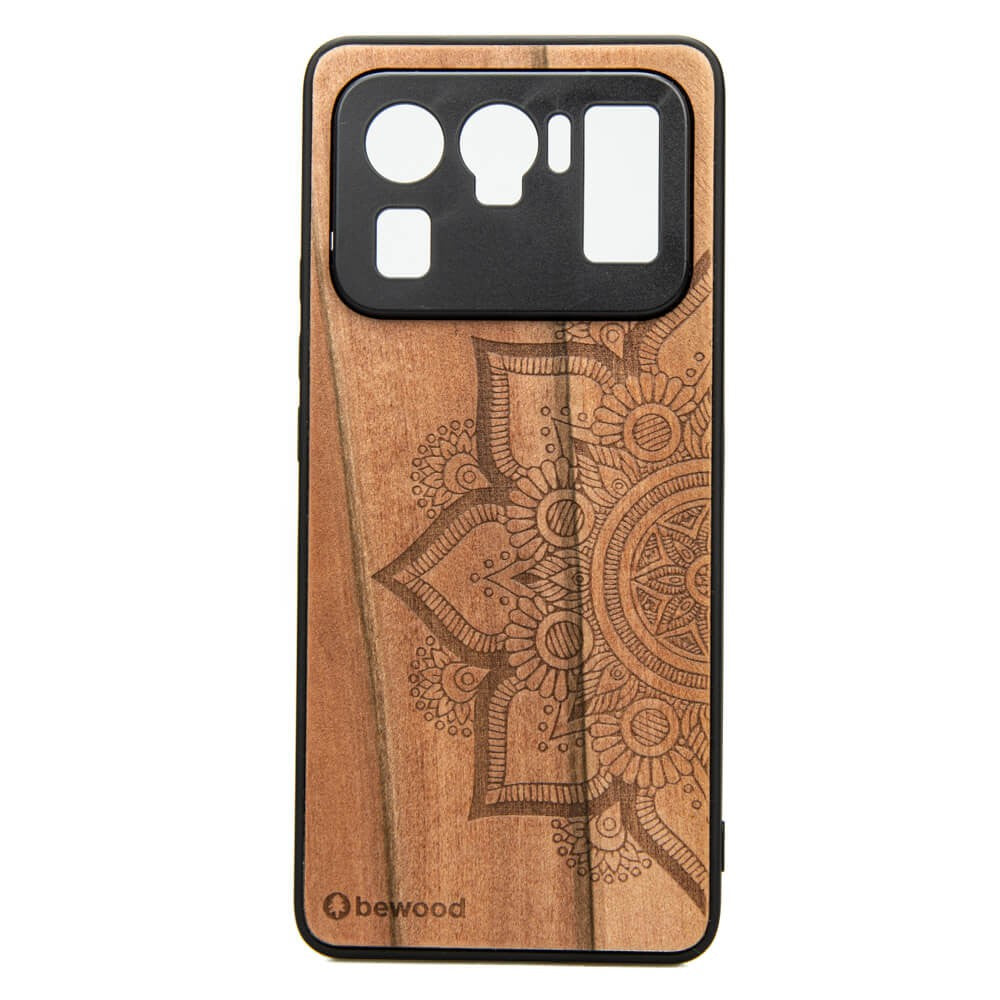 Holzhülle für Xiaomi Mi 11 Ultra, Bewood Apfelbaum Mandala