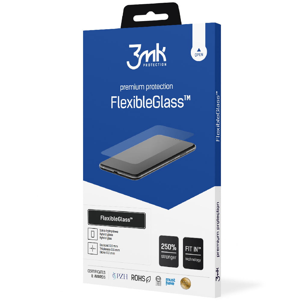 Hybridglas 3mk Flexible Glass für iPhone XR transparent