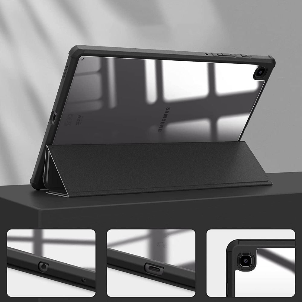 Schutzhülle Tech Protect Smartcase Hybrid für Galaxy Tab S6 Lite 10.4 2022, schwarz