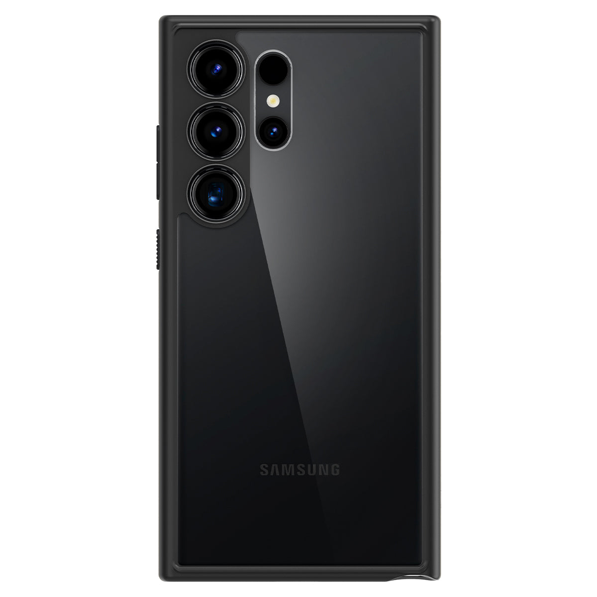 Schutzhülle für Galaxy S24 Ultra, Spigen Ultra Hybrid, Transparent-Schwarz