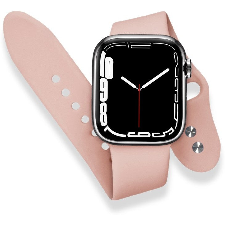 Armband Crong Sport Liquid Band für Apple Watch 49/46/45/44 mm, Rosa