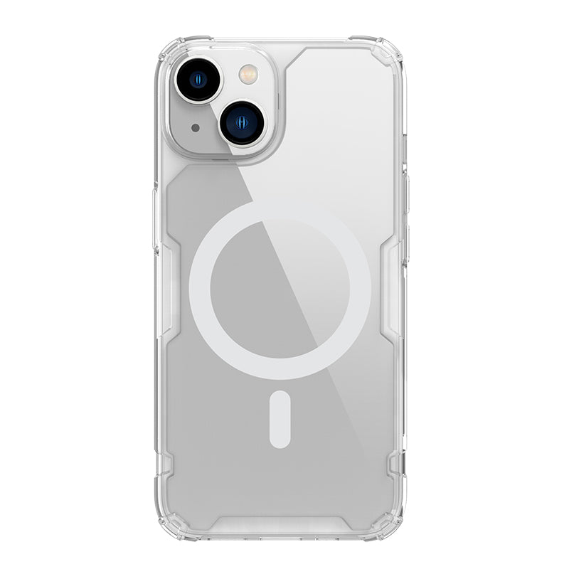 Schutzhülle Nillkin Nature TPU Pro Magnetic für iPhone 14, Weiß