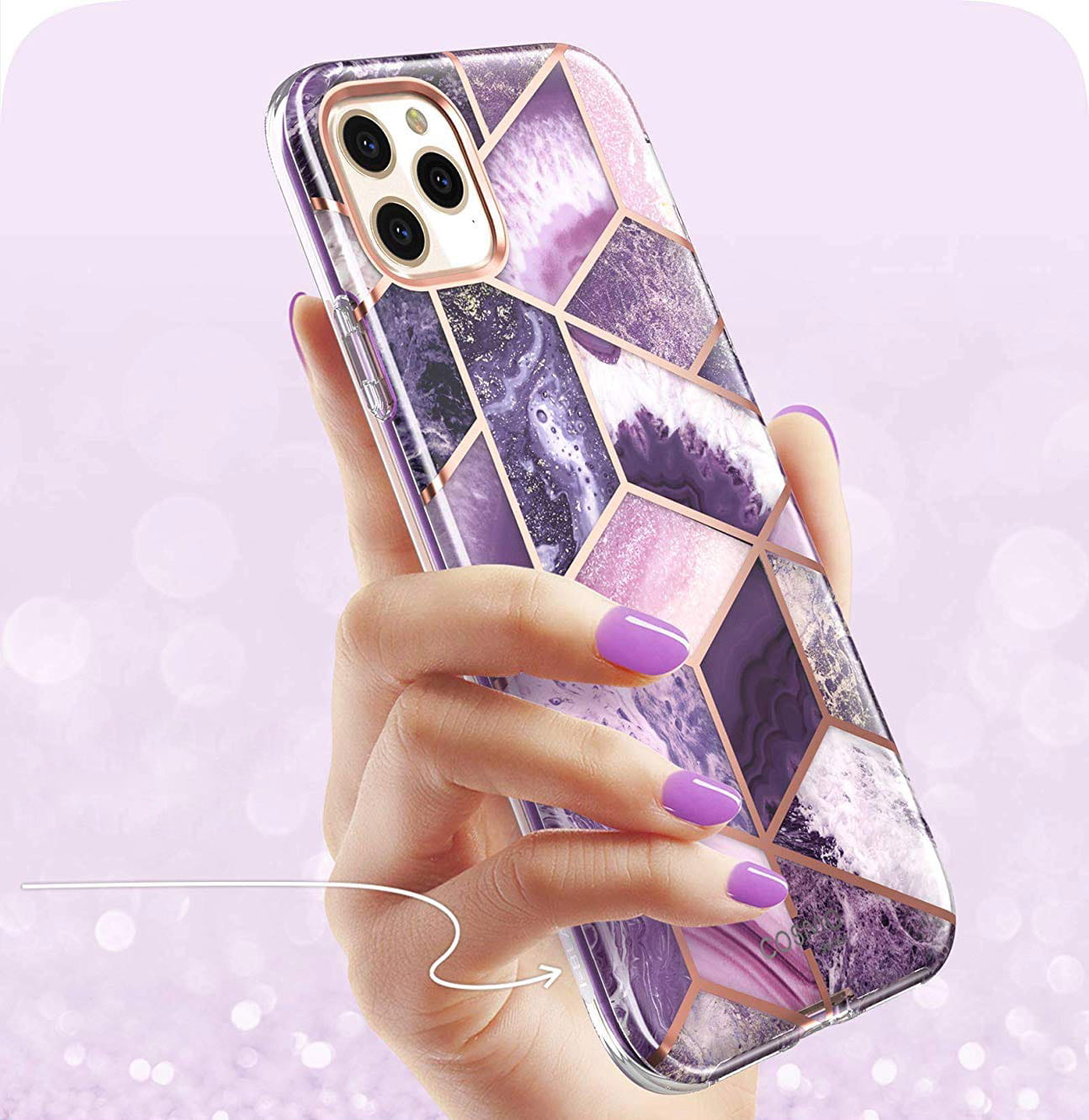 Schutzhülle Supcase i-Blason Cosmo SP für iPhone 11 Pro violett