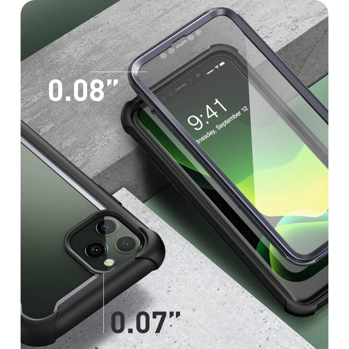 Schutzhülle Supcase i-Blason Ares SP für iPhone 11 Pro Max schwarz