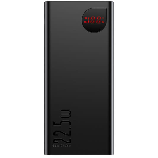 Akku Baseus Adaman Power Bank 20000mAh QC3.0 PD3.0 5A 22.5W, Schwarz