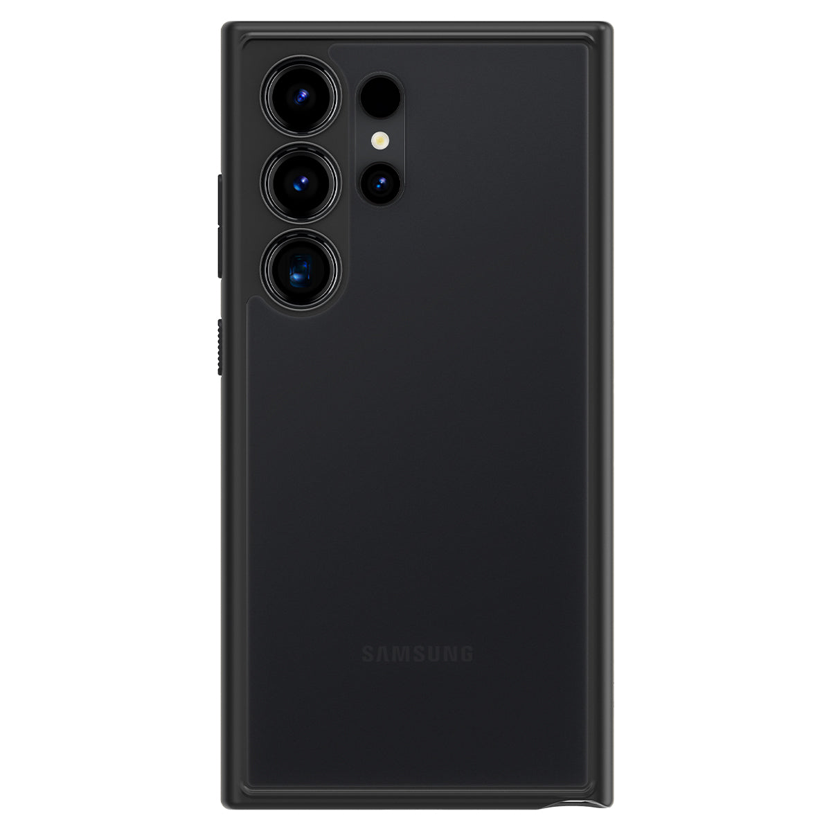 Schutzhülle für Galaxy S24 Ultra, Spigen Ultra Hybrid, Durchscheinend-Schwarz