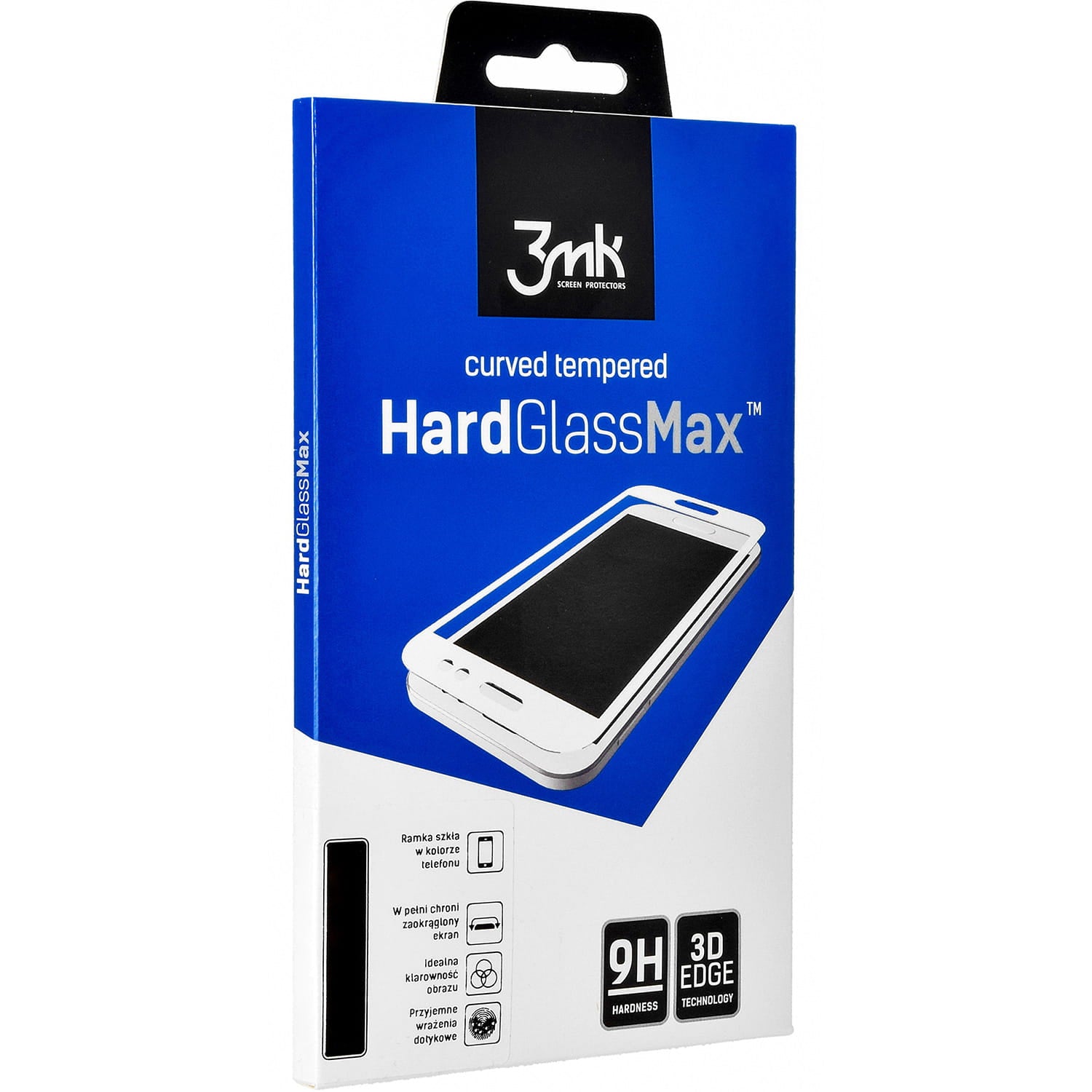 Gehärtetes Glas 3mk HardGlass Max für iPhone 11 Pro / Xs / X schwarzer Rahmen
