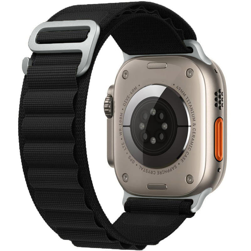 Armband Tech-Protect Nylon Pro für Apple Watch 49/45/44/42 mm, Schwarz