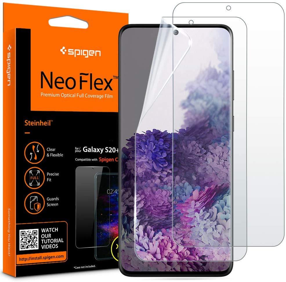 Folie für die Schutzhülle Spigen Neo Flex Galaxy S20 Plus 2 Stück - Guerteltier