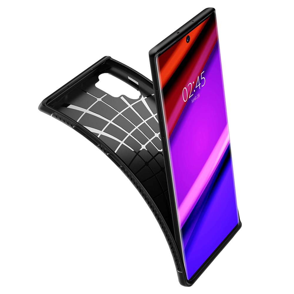 Schutzhülle Spigen Rugged Armor Galaxy Note 10 Plus schwarz - Guerteltier