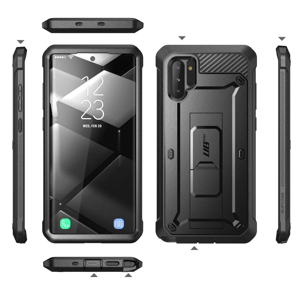 Schutzhülle Supcase UB Pro noSP Galaxy Note 10 schwarz - Guerteltier