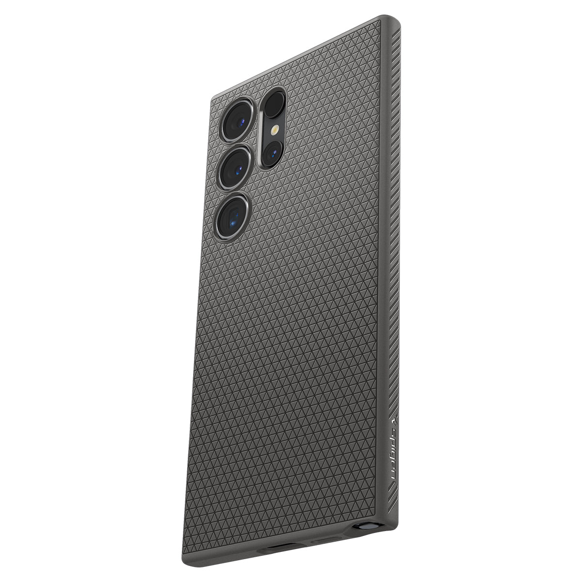 Schutzhülle für Galaxy S24 Ultra, Spigen Liquid Air, Grau