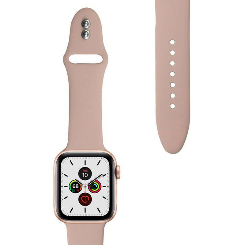 Armband Crong Sport Liquid Band für Apple Watch 49/46/45/44 mm, Rosa