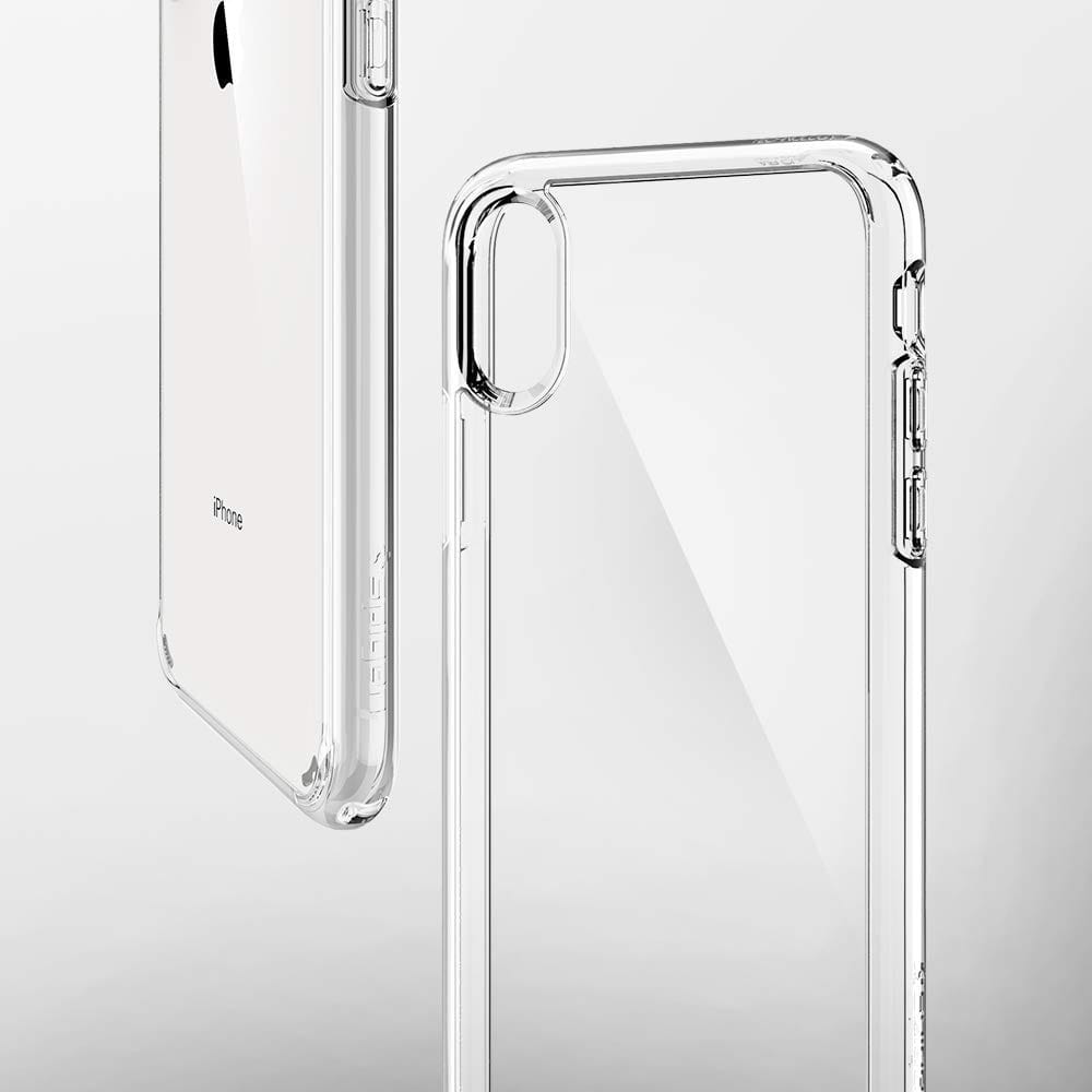 Schutzhülle Spigen Ultra Hybrid für iPhone Xs / X transparent