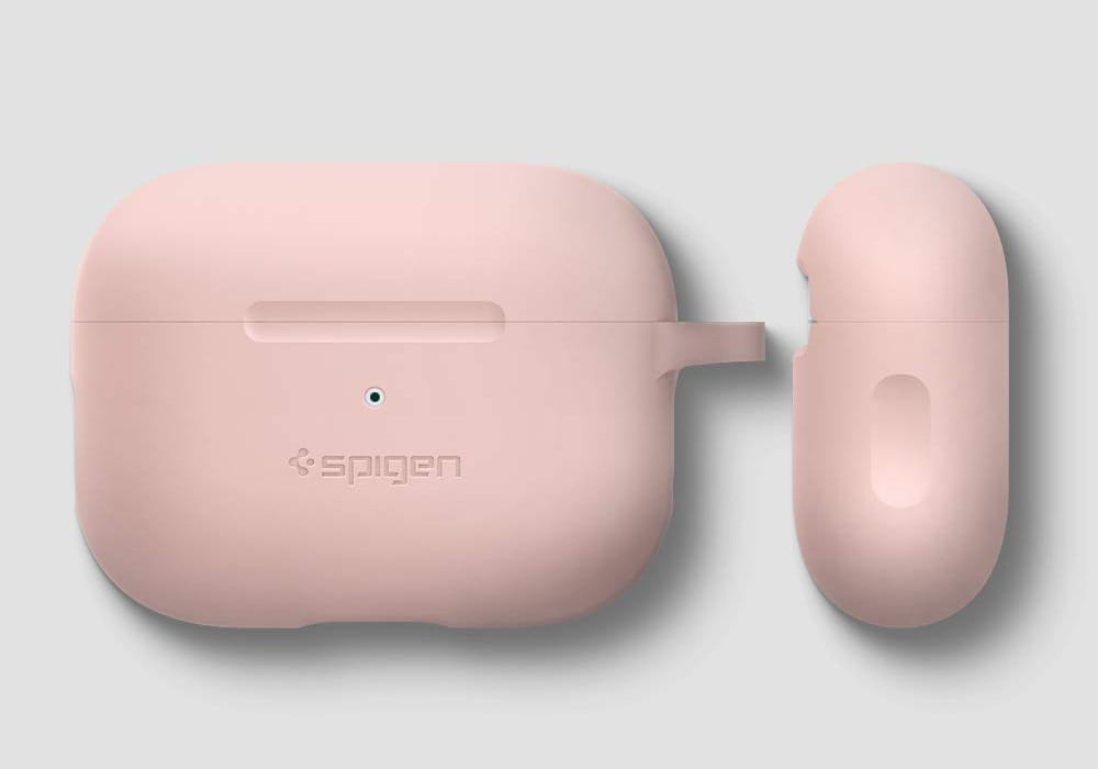 Schutzhülle Spigen Silicone Fit für AirPods Pro rosa