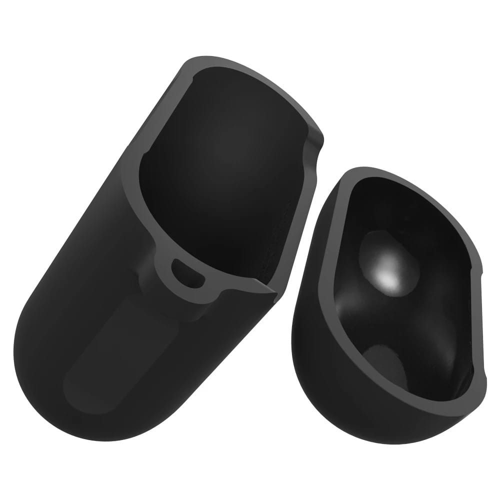 Schutzhülle Spigen Silicone Fit für AirPods schwarz