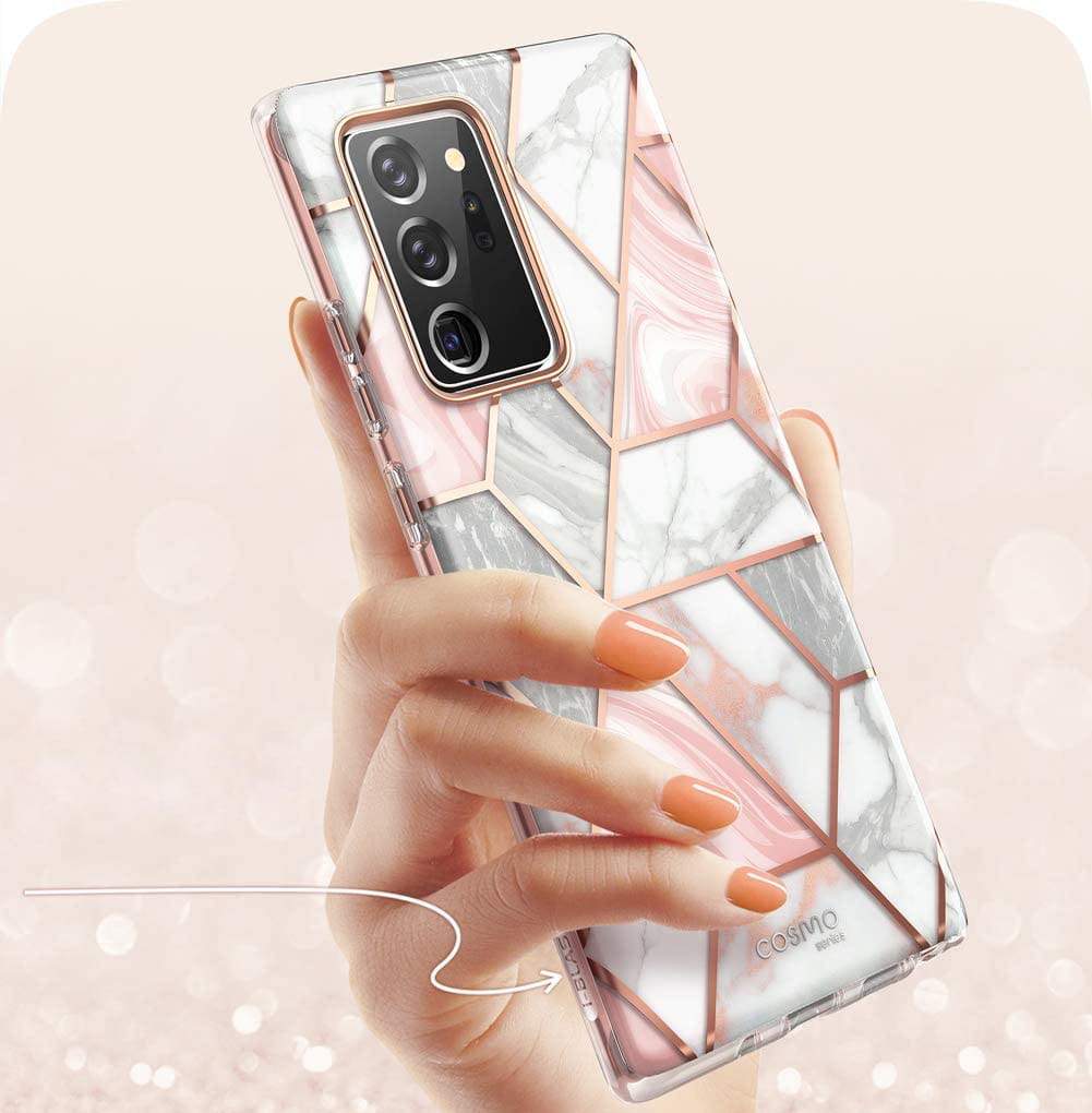 Schutzhülle Supcase i-Blason Cosmo noSP Galaxy Note 20 Ultra rosa - Guerteltier