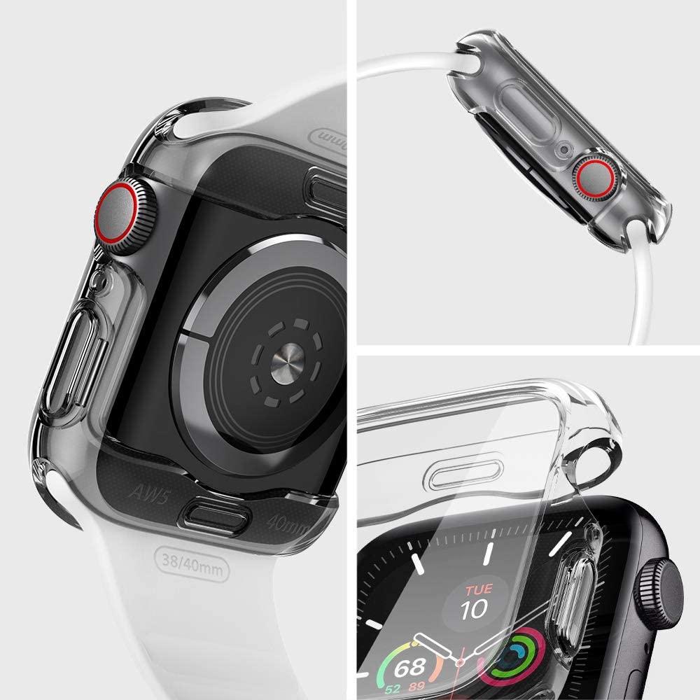 Schutzhülle mit Displayschutz Spigen Ultra Hybrid 360 für Apple Watch 40mm SE/SE 2022/6/5/4 transparent
