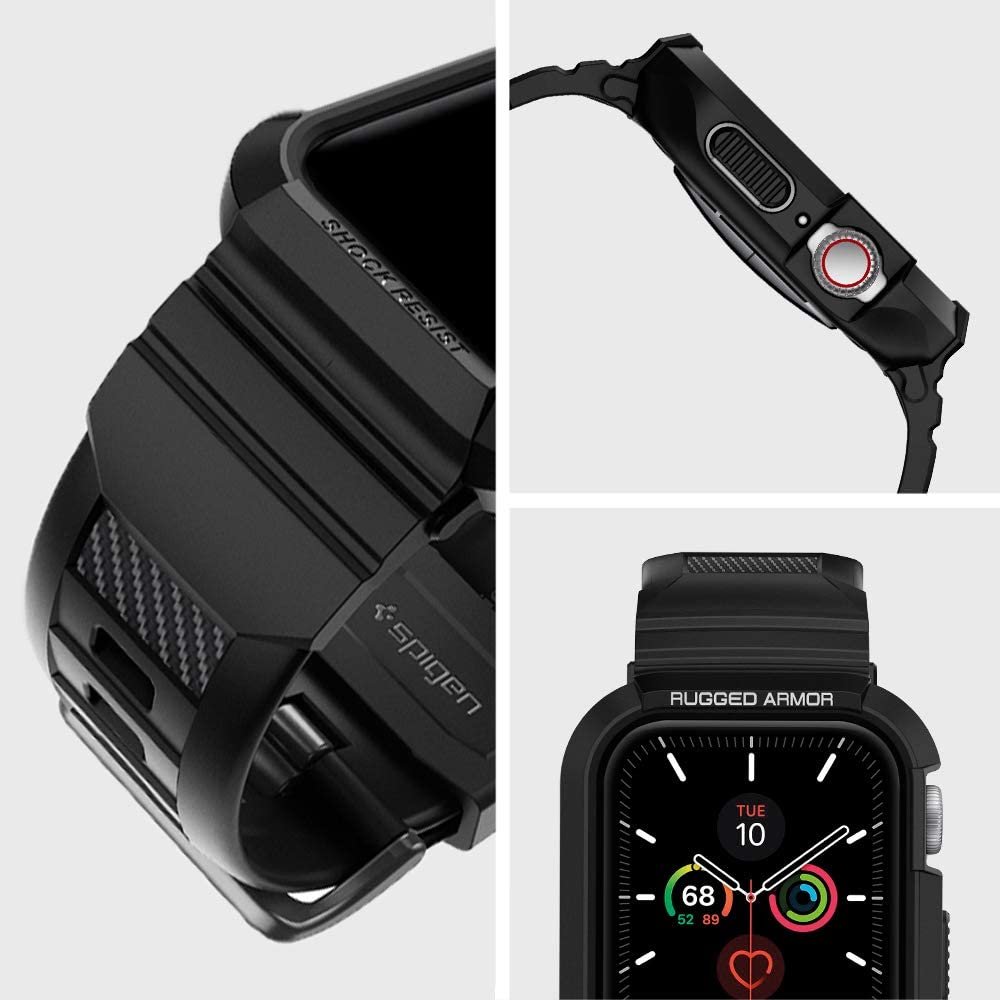 Schutzhülle Spigen Rugged Armor Pro Apple Watch 40mm SE/6/5/4 schwarz - Guerteltier