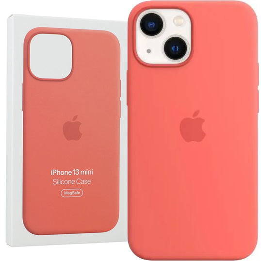Schutzhülle Apple Silicone Case MagSafe für iPhone 13 Mini, Rosa