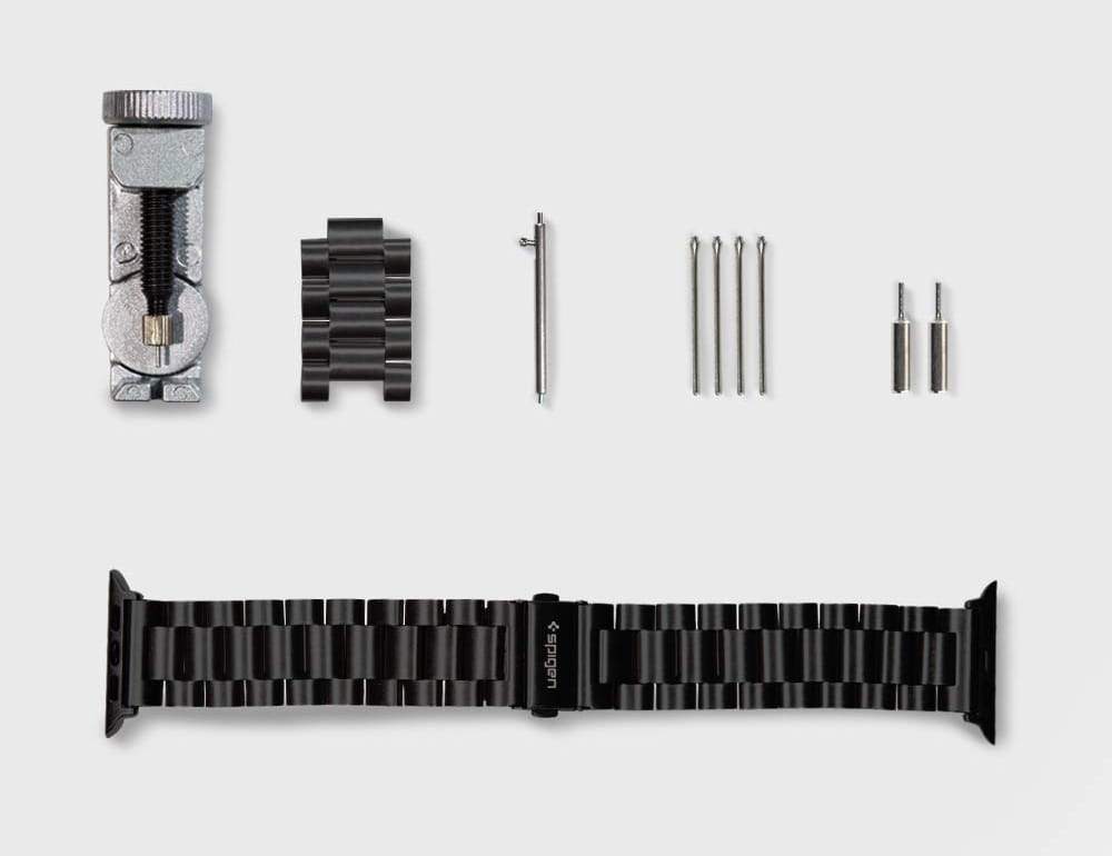Armband Spigen Modern Fit Apple Watch 44mm SE/6/5/4 42mm 3/2/1 schwarz - Guerteltier