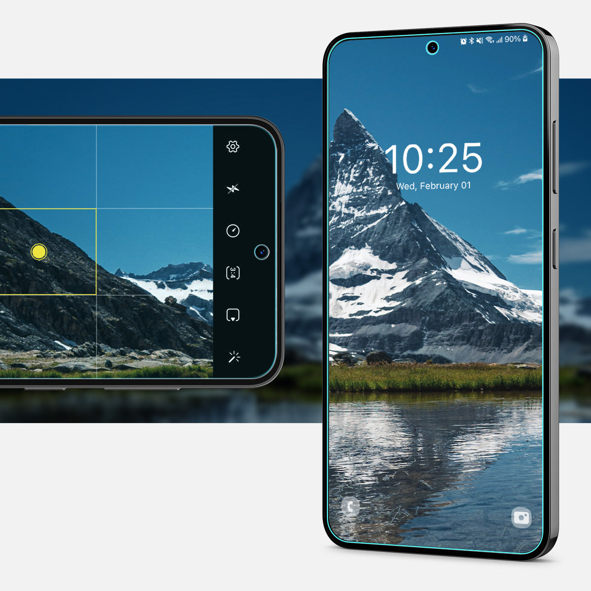Folie für die Schutzhülle für Galaxy S24, Spigen Neo Flex Solid 2-Pack