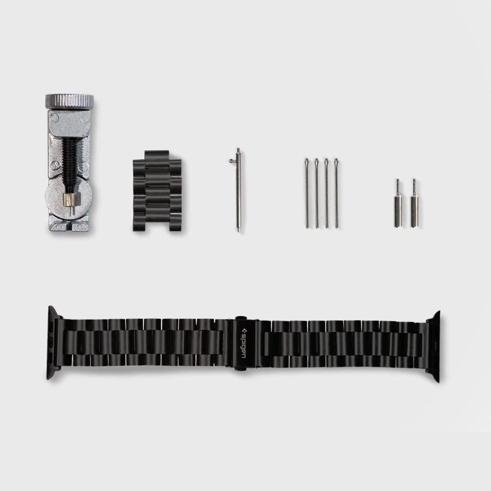 Armband Spigen Modern Fit Band für Apple Watch 41/40/38 mm, Schwarz