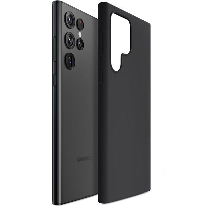 Schutzhülle 3mk Silicone Case für iPhone 14 Pro Max, Schwarz