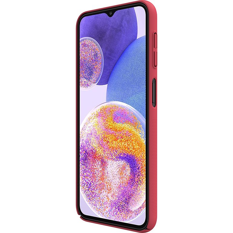 Schutzhülle Nillkin Super Frosted Shield für Galaxy A24 4G, Rot