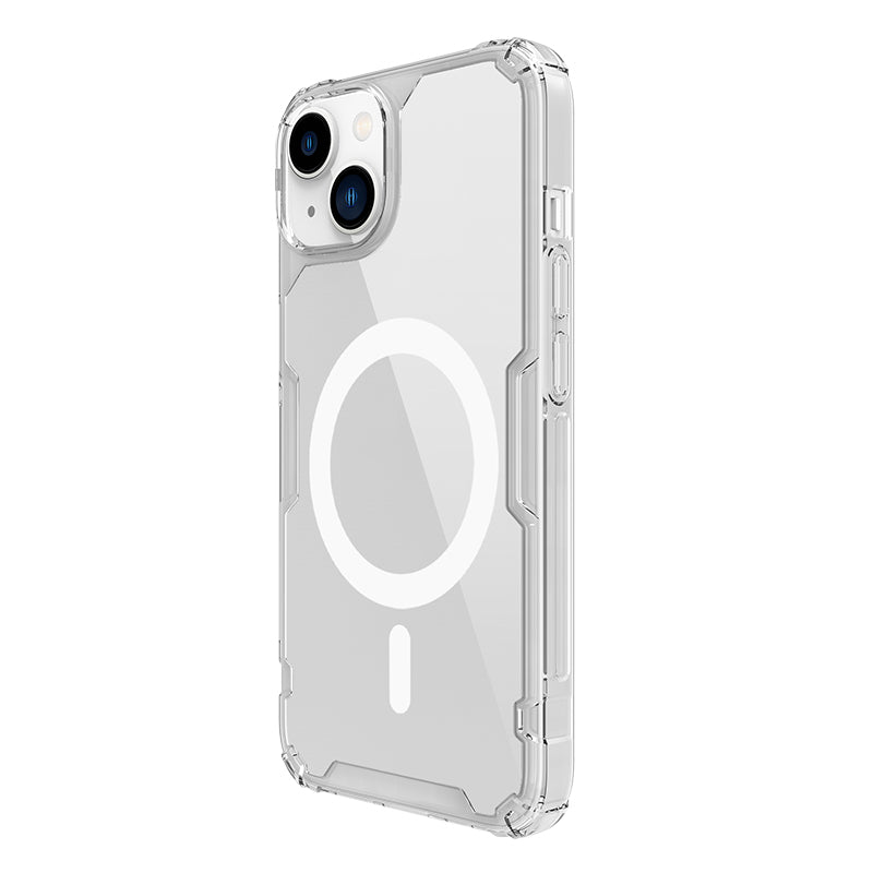 Schutzhülle Nillkin Nature TPU Pro Magnetic für iPhone 14, Weiß