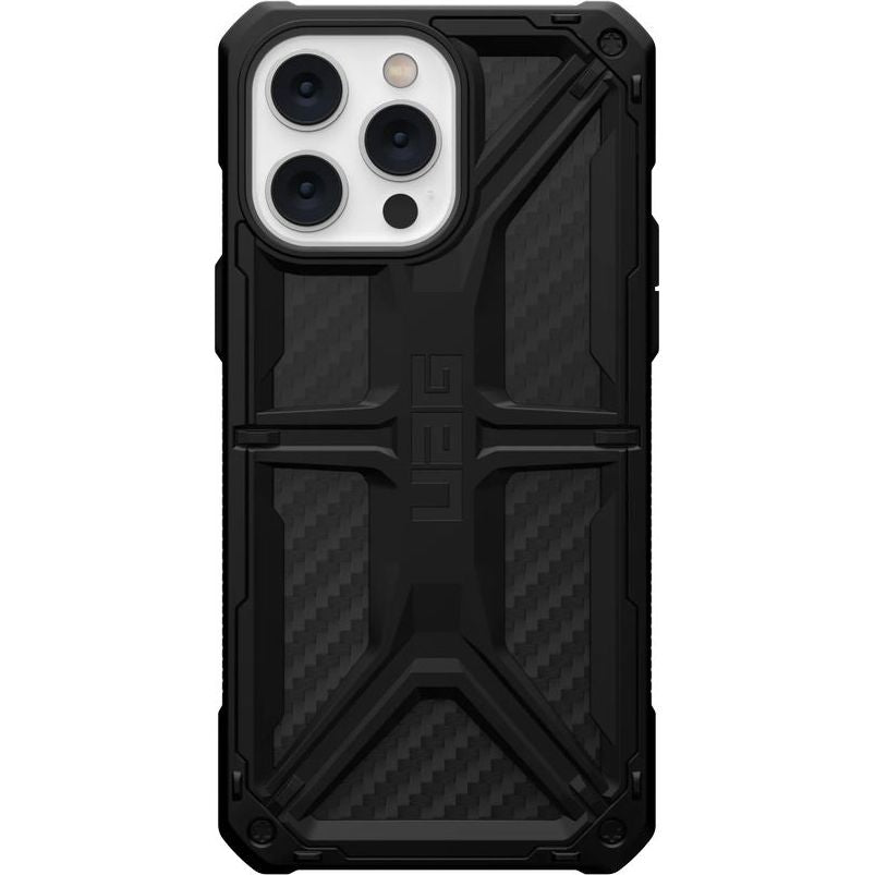 Schutzhülle Urban Armor Gear Monarch für iPhone 14 Pro Max, Schwarz + carbon