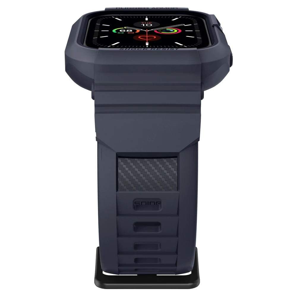 Schutzhülle Spigen Rugged Armor Pro Apple Watch 44mm SE/6/5/4 schwarzgrau - Guerteltier