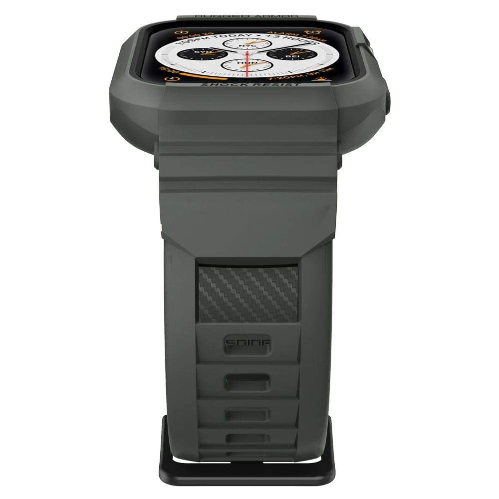 Schutzhülle Spigen Rugged Armor Pro Apple Watch 44mm SE/6/5/4 Grün - Guerteltier