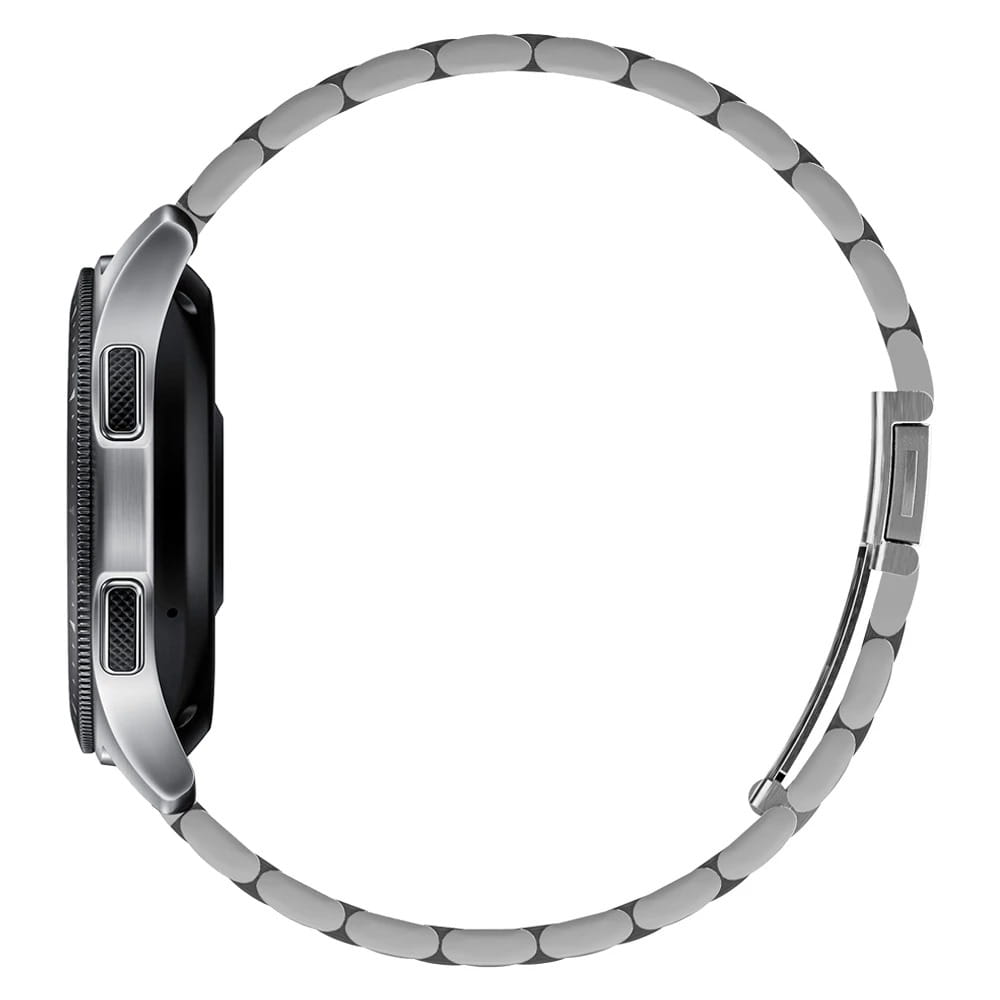 Armband Spigen Modern Fit Fit Galaxy Watch 46mm silbern - Guerteltier