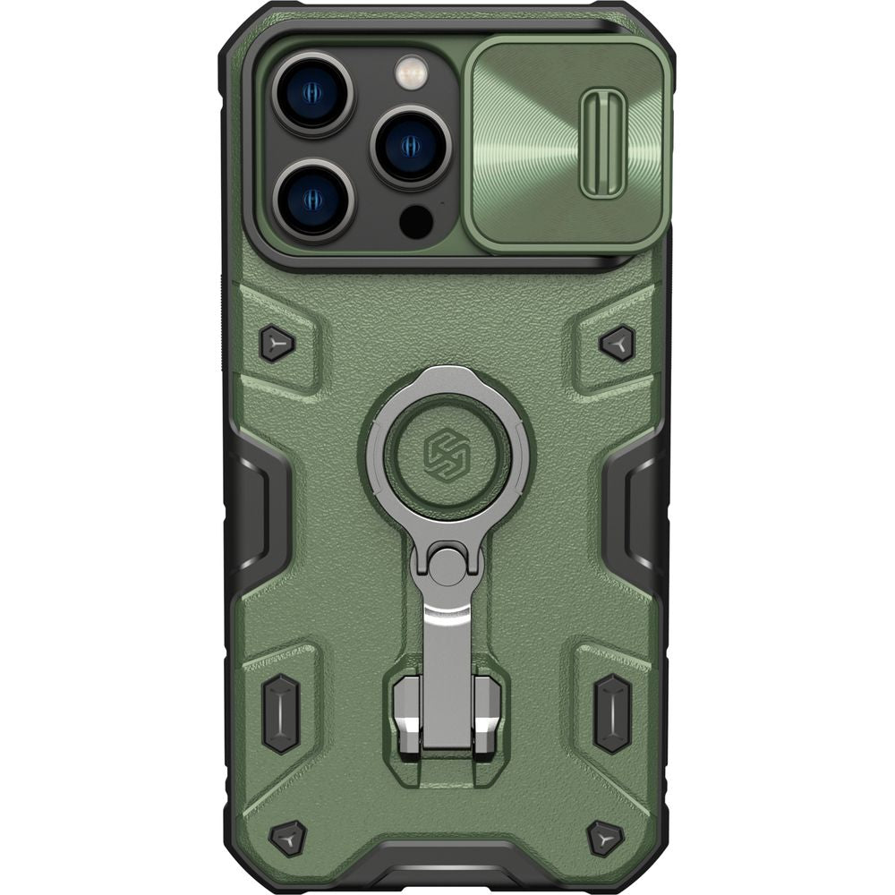 Schutzhülle Nillkin CamShield Armor Pro für iPhone 14 Pro Max, Grün