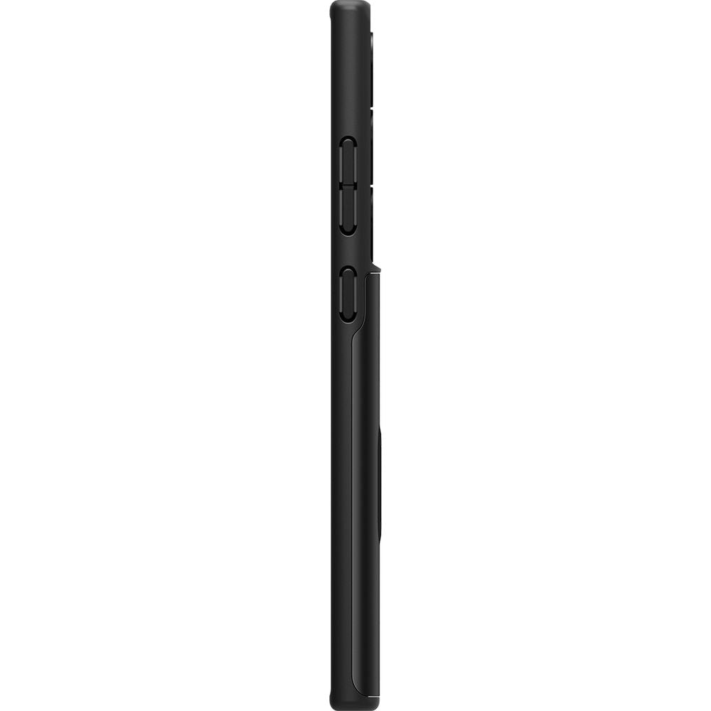 Schutzhülle für Galaxy S24 Ultra, Spigen Slim Armor CS, Schwarz