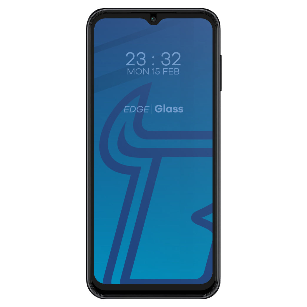 Gehärtetes Glas Bizon Glass Edge 2 für Galaxy A14 4G/5G, Schwarz