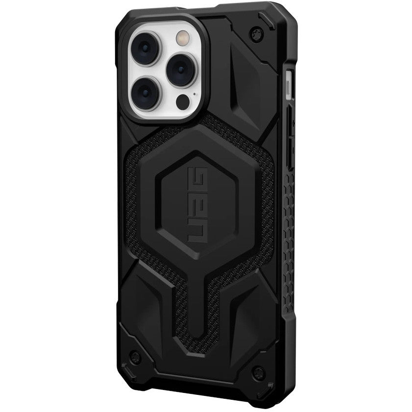 Schutzhülle Urban Armor Gear Monarch Pro Kevlar MagSafe für iPhone 14 Pro Max, Schwarz