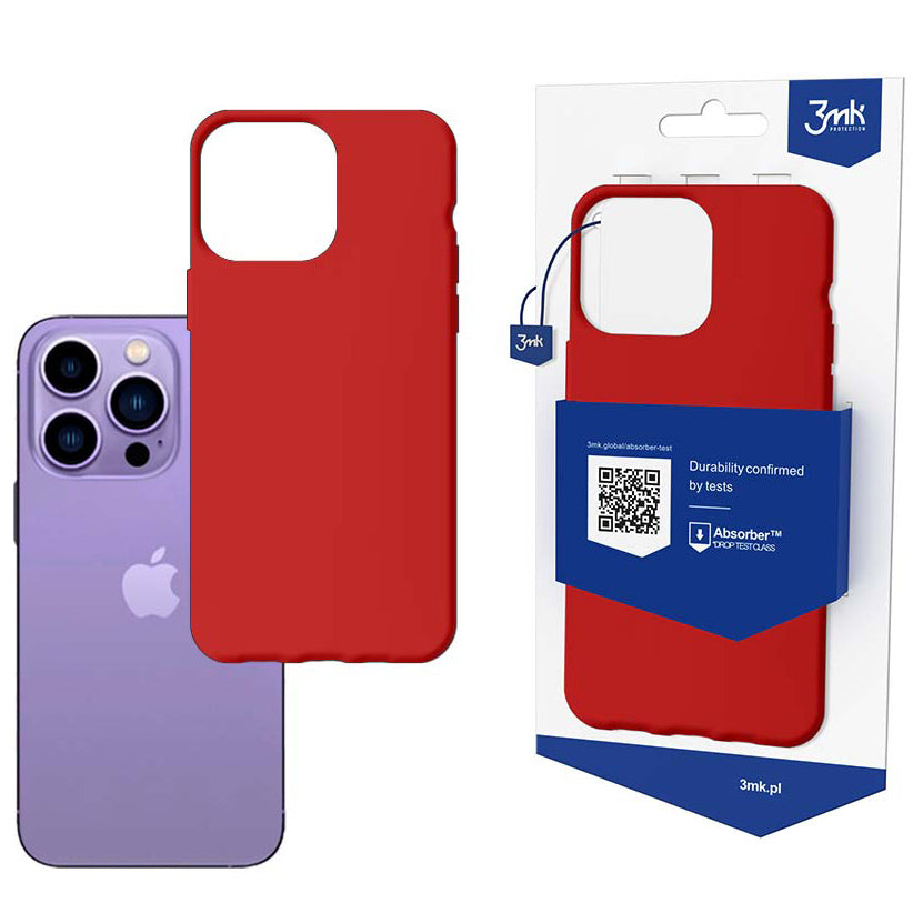 Handyhülle für iPhone 14 Pro Max inkl. Schutzglas Rot