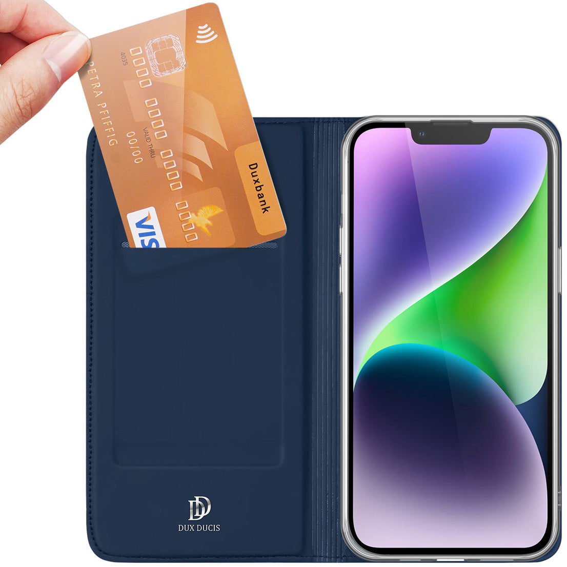 Schutzhülle Dux Ducis Skin Pro für iPhone 15, Dunkelblau